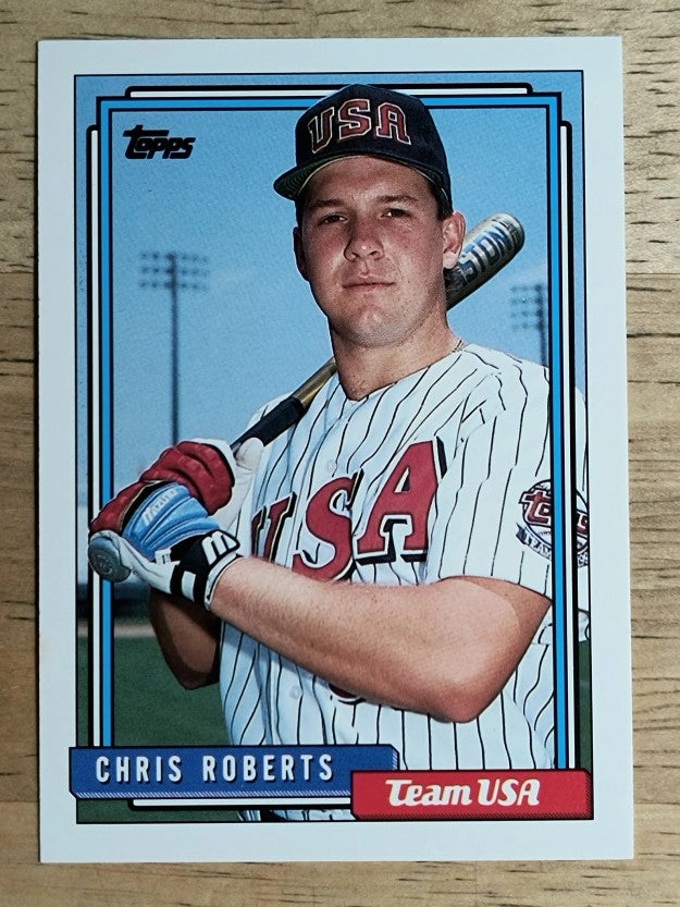 1992 Topps Traded #93T Chris Roberts USA