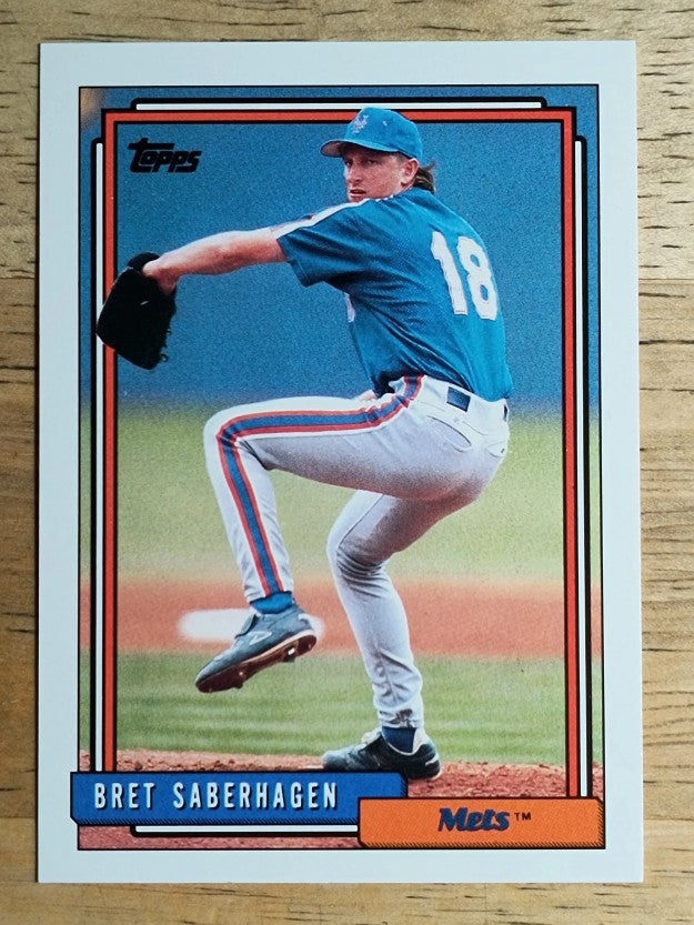 1992 Topps Traded #97T Bret Saberhagen
