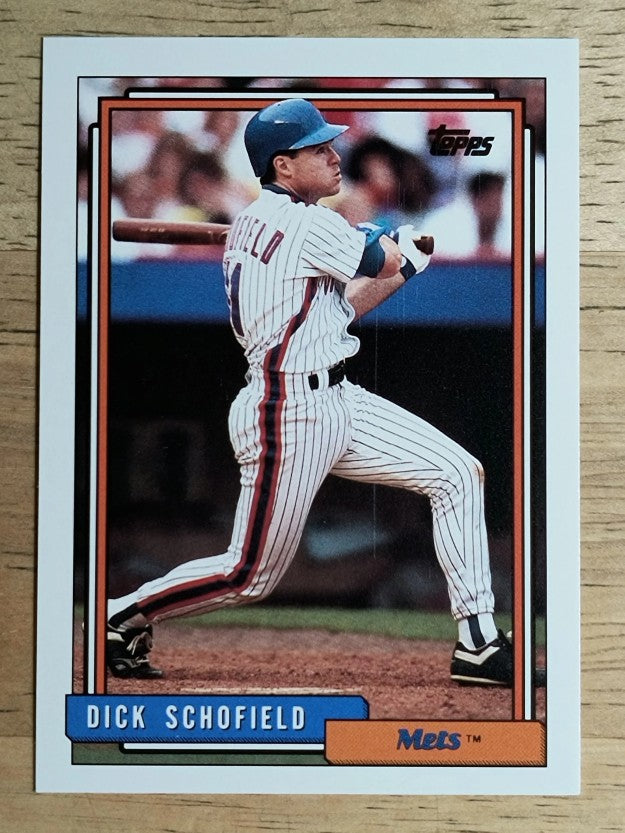 1992 Topps Traded #101T Dick Schofield