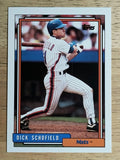 1992 Topps Traded #101T Dick Schofield