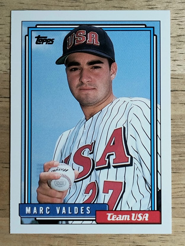 1992 Topps Traded #121T Marc Valdes USA RC