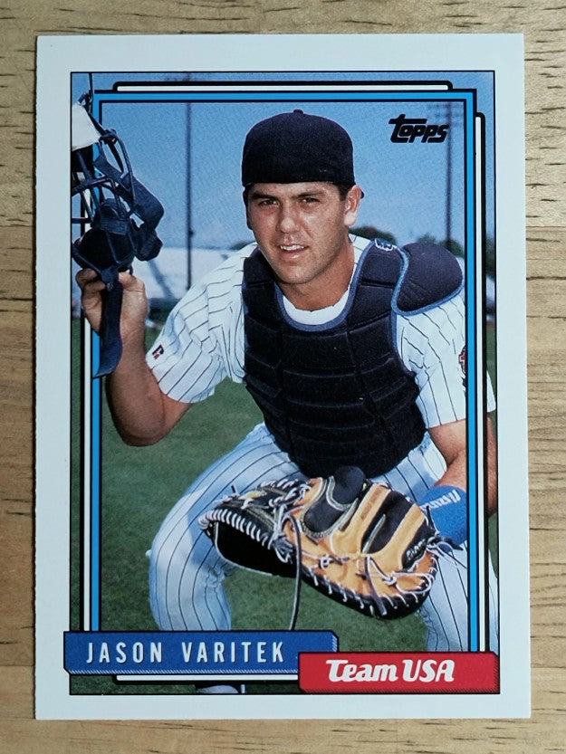1992 Topps Traded #123T Jason Varitek USA RC