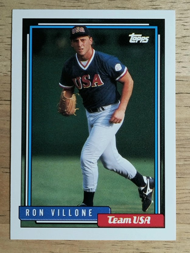 1992 Topps Traded #124T Ron Villone USA RC
