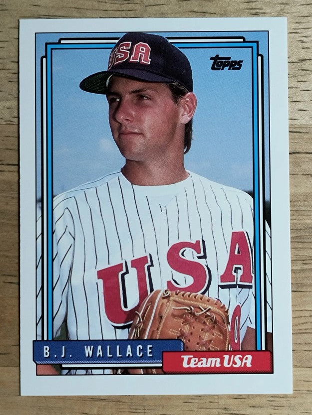 1992 Topps Traded #126T B.J.Wallace USA RC