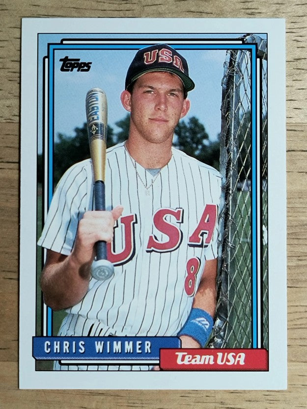 1992 Topps Traded #129T Chris Wimmer USA