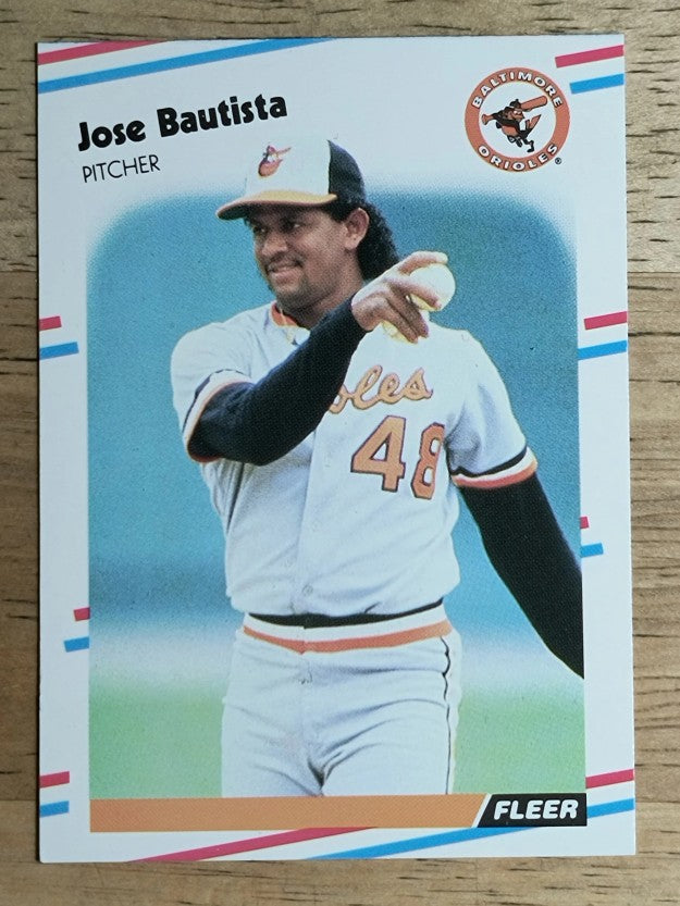 1988 Fleer Update #U1 Jose Bautista XRC