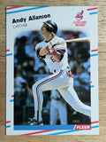 1988 Fleer Update #U21 Andy Allanson