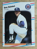 1988 Fleer Update #U27 Don Heinkel