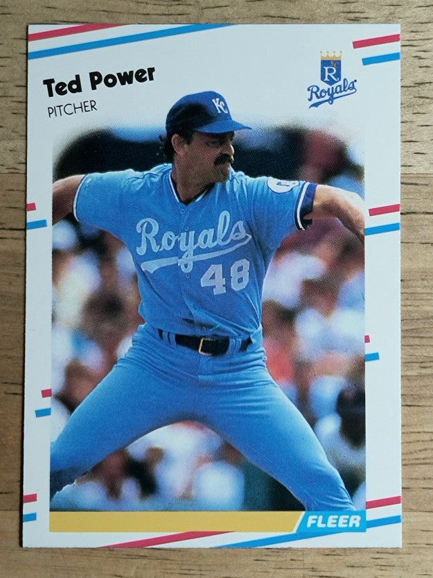 1988 Fleer Update #U33 Ted Power