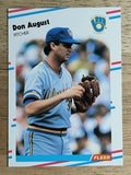 1988 Fleer Update #U37 Don August