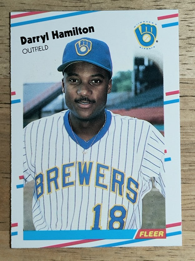 1988 Fleer Update #U38 Darryl Hamilton XRC