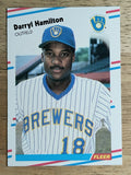 1988 Fleer Update #U38 Darryl Hamilton XRC