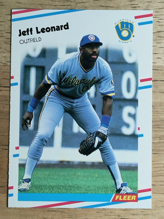 1988 Fleer Update #U39 Jeff Leonard