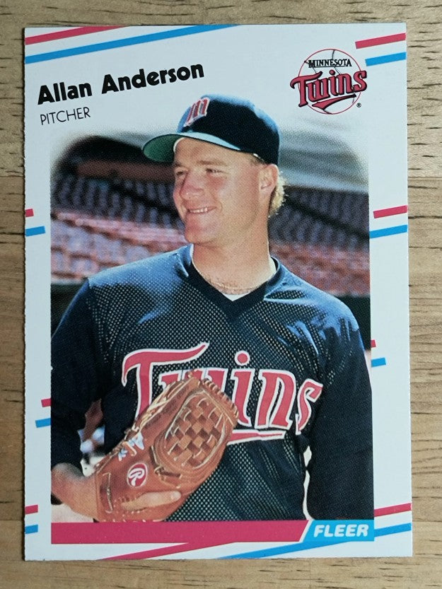 1988 Fleer Update #U41 Allan Anderson