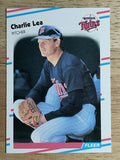 1988 Fleer Update #U44 Charlie Lea