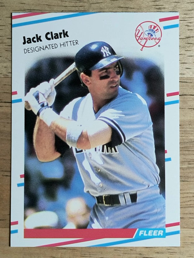 1988 Fleer Update #U47 Jack Clark