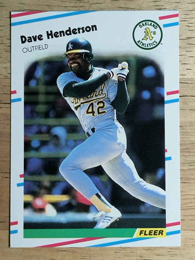 1988 Fleer Update #U53 Dave Henderson