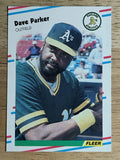 1988 Fleer Update #U55 Dave Parker