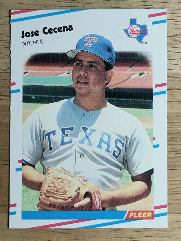 1988 Fleer Update #U62 Jose Cecena