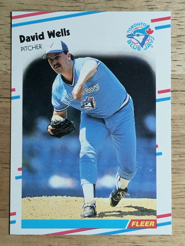 1988 Fleer Update #U69 David Wells XRC