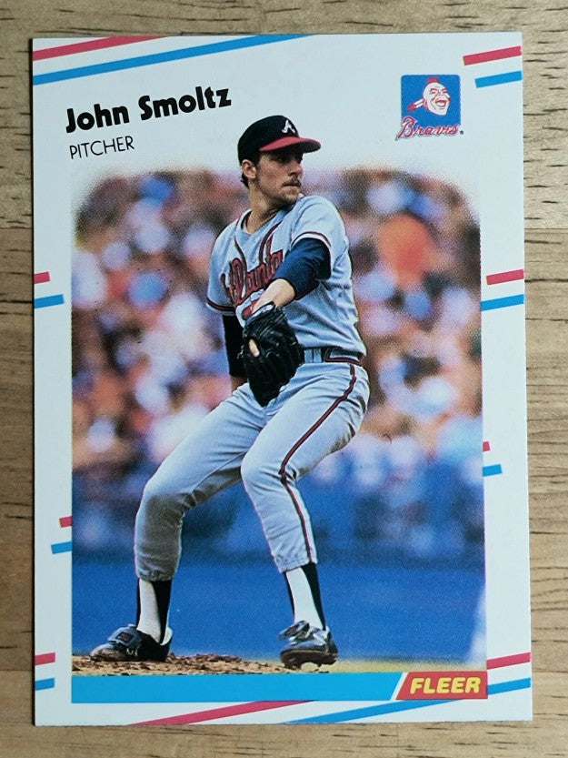 1988 Fleer Update #U74 John Smoltz XRC