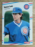 1988 Fleer Update #U79 Vance Law