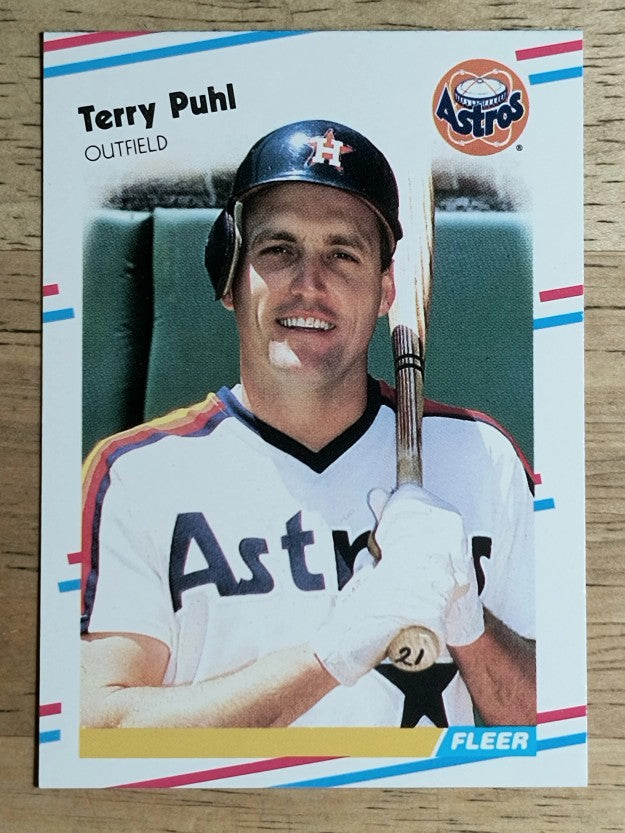 1988 Fleer Update #U90 Terry Puhl