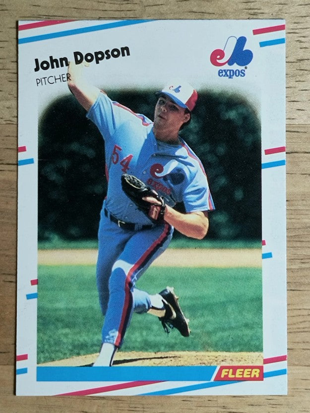 1988 Fleer Update #U99 John Dopson