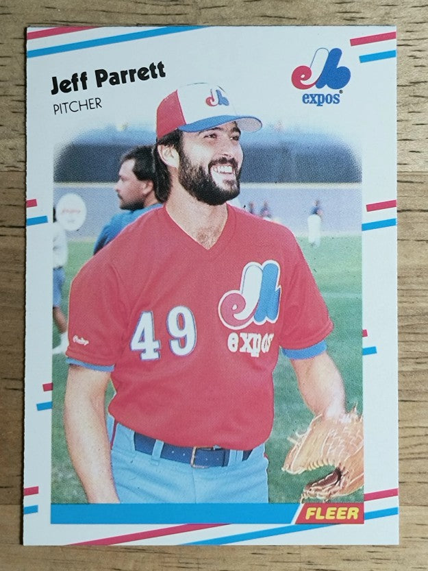 1988 Fleer Update #U102 Jeff Parrett