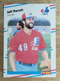 1988 Fleer Update #U102 Jeff Parrett