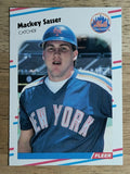 1988 Fleer Update #U106 Mackey Sasser XRC