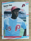 1988 Fleer Update #U108 Danny Clay XRC
