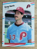 1988 Fleer Update #U109 Greg A.Harris