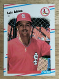 1988 Fleer Update #U116 Luis Alicea XRC