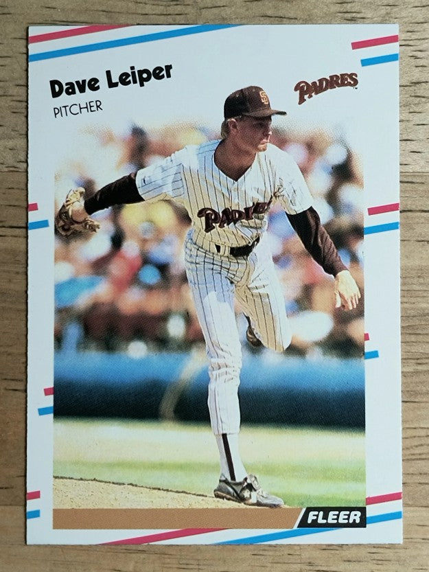 1988 Fleer Update #U123 Dave Leiper
