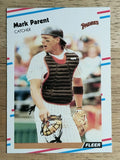 1988 Fleer Update #U125 Mark Parent XRC