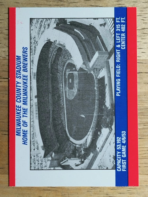 1988 Fleer Team Stickers #36 Milwaukee Brewers/Logo