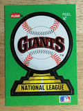 1988 Fleer Team Stickers #66 San Francisco Giants/Logo