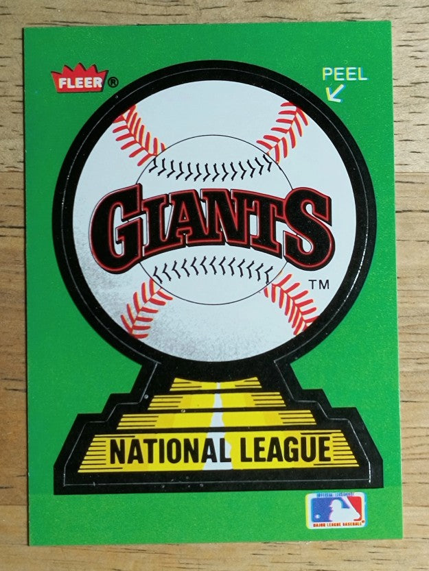 1988 Fleer Team Stickers #66 San Francisco Giants/Logo