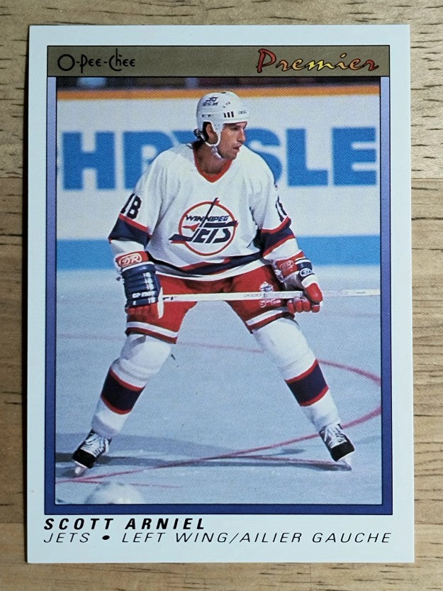 1990-91 OPC Premier #1 Scott Arniel
