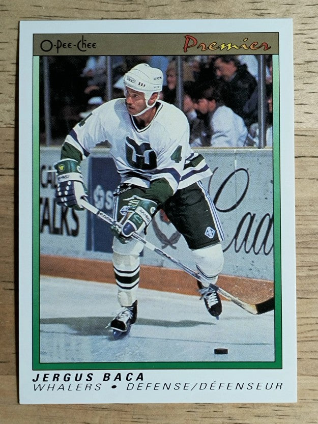 1990-91 OPC Premier #2 Jergus Baca RC