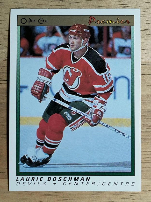 1990-91 OPC Premier #8 Laurie Boschman