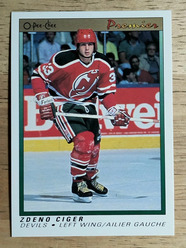 1990-91 OPC Premier #15 Zdeno Ciger RC