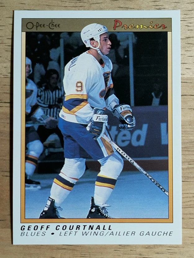 1990-91 OPC Premier #18 Geoff Courtnall