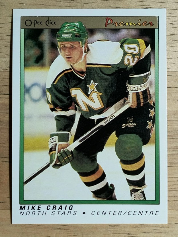 1990-91 OPC Premier #19 Mike Craig RC