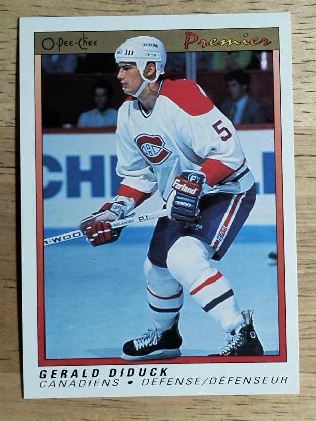 1990-91 OPC Premier #22 Gerald Diduck