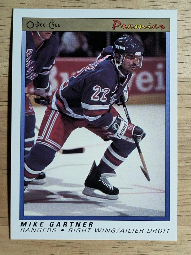 1990-91 OPC Premier #36 Mike Gartner