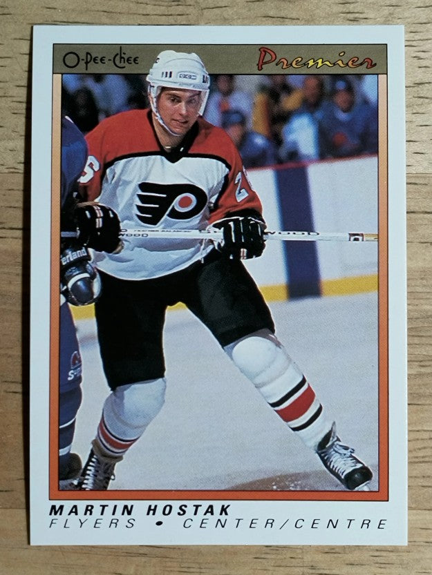 1990-91 OPC Premier #44 Martin Hostak RC