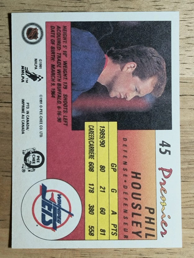 1990-91 OPC Premier #45 Phil Housley