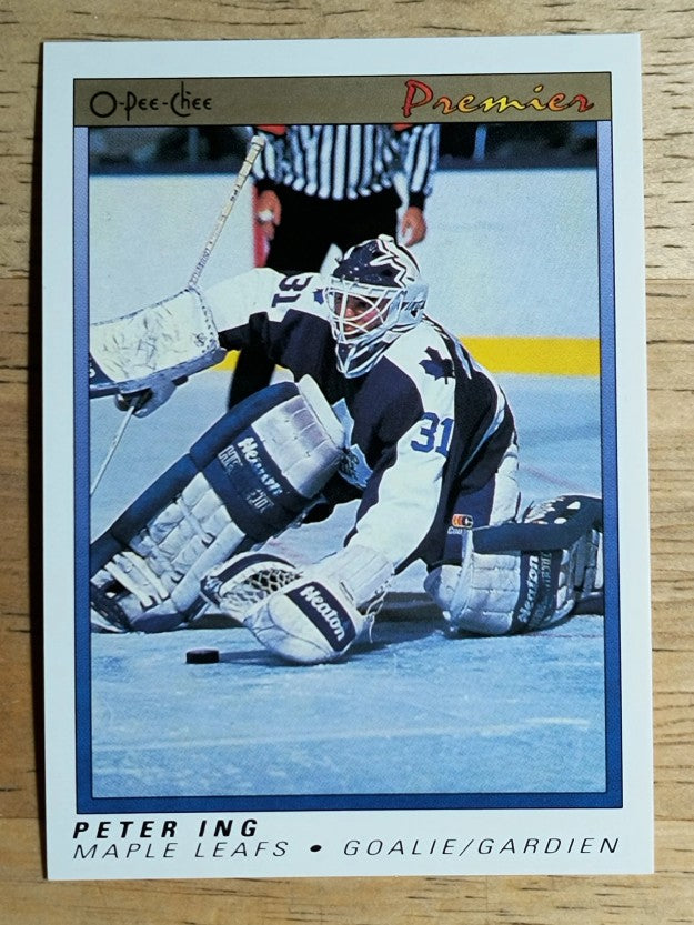 1990-91 OPC Premier #49 Peter Ing RC